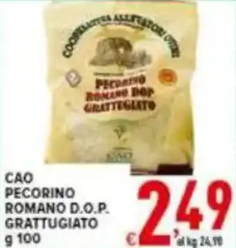 Iper Triscount Cao pecorino romano d.o.p. grattugiato offerta