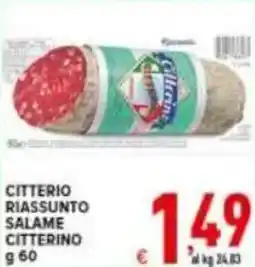 Iper Triscount Citterio riassunto salame citterino offerta