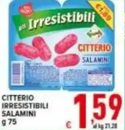 Iper Triscount Citterio irresistibili salamini offerta
