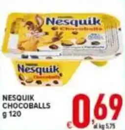 Iper Triscount Nesquik chocoballs offerta