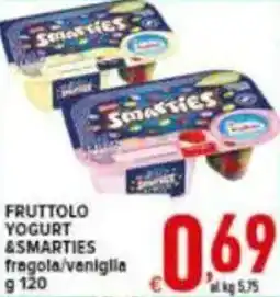 Iper Triscount Fruttolo yogurt &smarties offerta