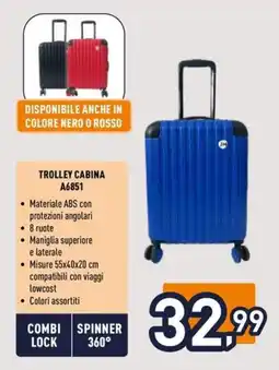 Unieuro Joiahome trolley cabina A6851 offerta