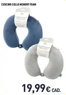 Unieuro Joiahome cuscino collo memory foam offerta