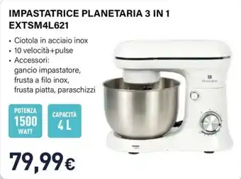 Electroline IMPASTATRICE PLANETARIA 3 IN 1 EXTSM4L621