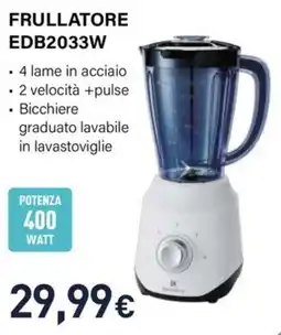 Unieuro Electroline FRULLATORE EDB2033W offerta