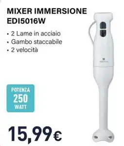Unieuro Electroline MIXER IMMERSIONE EDI5016W offerta
