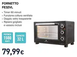 Unieuro Electroline FORNETTO FE32VL offerta