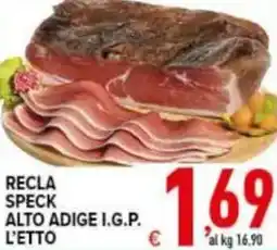 Iper Triscount Recla speck alto adige i.g.p. offerta