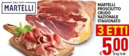 Iper Triscount Martelli prosciutto crudo nazionale stagionato offerta