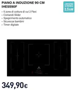 Unieuro Electroline PIANO A INDUZIONE 90 CM IHES590F offerta