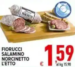 Iper Triscount Fiorucci salamino norcinetto offerta