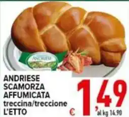 Iper Triscount Andriese scamorza affumicata offerta