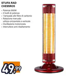 Unieuro Electroline STUFA RAD CHE95RO5 offerta