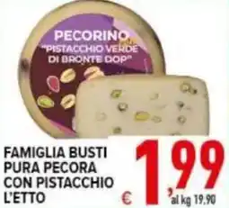 Iper Triscount Famiglia busti pura pecora con pistacchio offerta