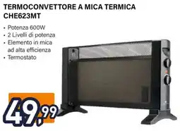 Unieuro Electroline TERMOCONVETTORE A MICA TERMICA CHE623MT offerta