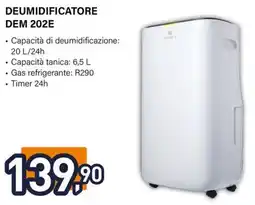 Unieuro Electroline DEUMIDIFICATORE DEM 202E offerta