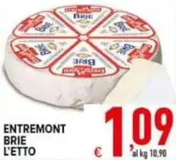 Iper Triscount Entremont brie offerta