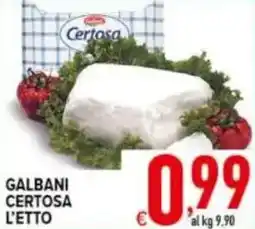 Iper Triscount Galbani certosa offerta