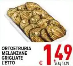 Iper Triscount Ortoetruria melanzane grigliate offerta