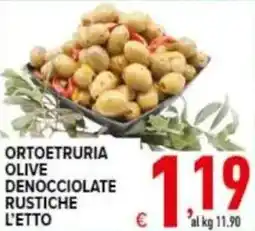 Iper Triscount Ortoetruria olive denocciolate rustiche offerta