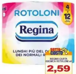 Pewex Regina carta gienica rotoloni x4 offerta