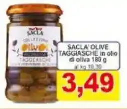 Pewex Sacla olive taggiasche in olio di oliva offerta
