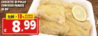 Iper Triscount Coscette di pollo con osso panate offerta