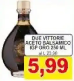 Pewex Due vittorie aceto balsamico igp oro offerta