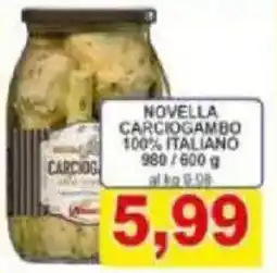 Pewex Novella carciogambo 100% italiano 980/600 g offerta