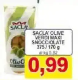 Pewex Sacla olive verdi maxi snocciolate offerta