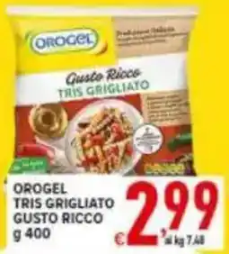 Iper Triscount Orogel tris grigliato gusto ricco offerta