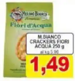 Pewex M.bianco crackers fiori acqua offerta