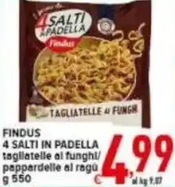 Iper Triscount Findus 4 salti in padella offerta