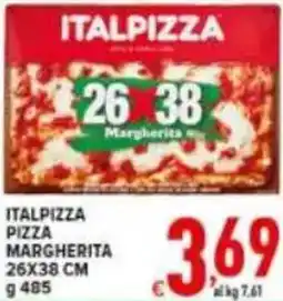 Iper Triscount Italpizza pizza margherita 26x38 cm offerta