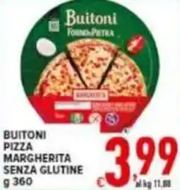 Iper Triscount Buitoni pizza margherita senza glutine offerta