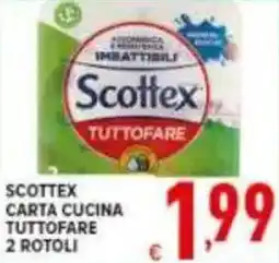 Iper Triscount Scottex carta cucina tuttofare offerta