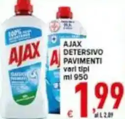 Iper Triscount Ajax detersivo pavimenti offerta