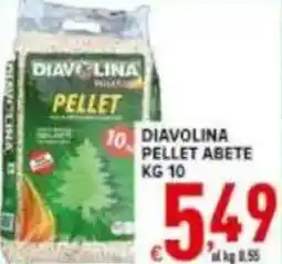 Iper Triscount Diavolina pellet abete offerta