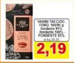 Pewex Vanini tav.cioc fond - fondente 95% offerta