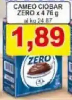 Pewex Cameo ciobar zero x 4 offerta