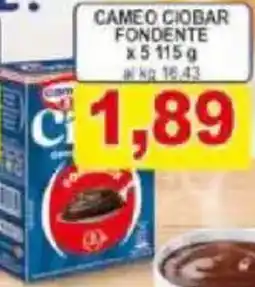 Pewex Cameo ciobar fondente x5 offerta