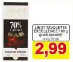 Pewex Lindt tavolette excellence offerta
