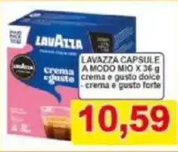 Pewex Lavazza capsule a modo mio offerta
