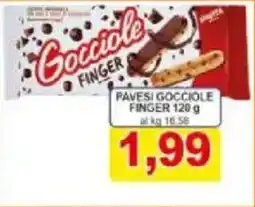Pewex Pavesi gocciole finger offerta