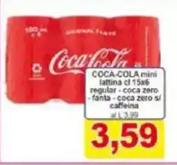 Pewex COCA-COLA mini lattina offerta