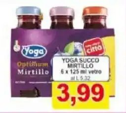 Pewex Yoga succo mirtillo offerta