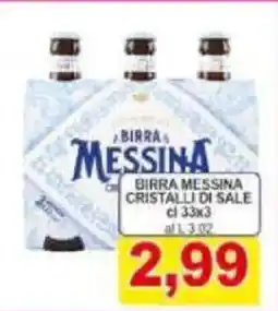 Pewex BIRRA MESSINA CRISTALLI DI SALE offerta