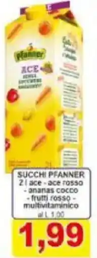 Pewex Succhi pfanner offerta