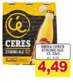 Pewex Birra ceres strong ale offerta
