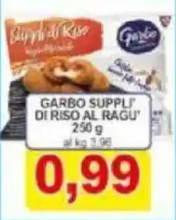 Pewex Garbo supple di riso al ragu offerta